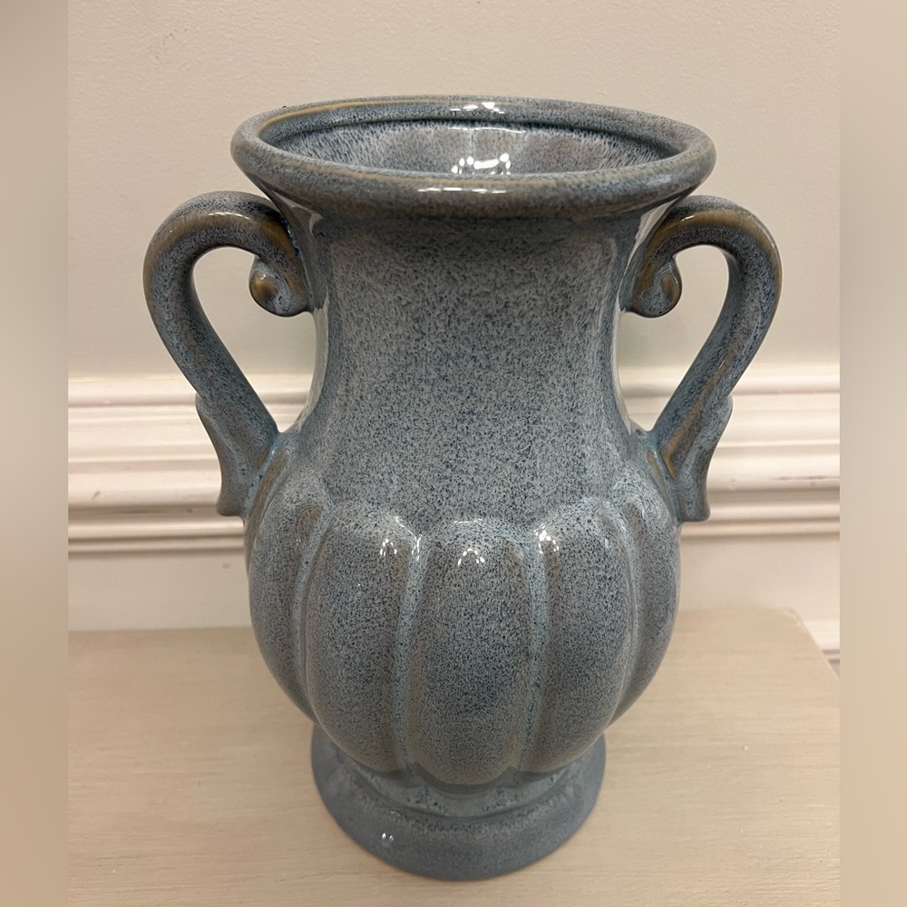 Light Blue Reactive Glaze Vase